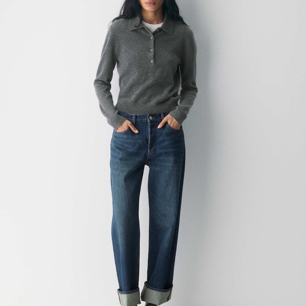 Aritzia 90s low rise cuffed jeans